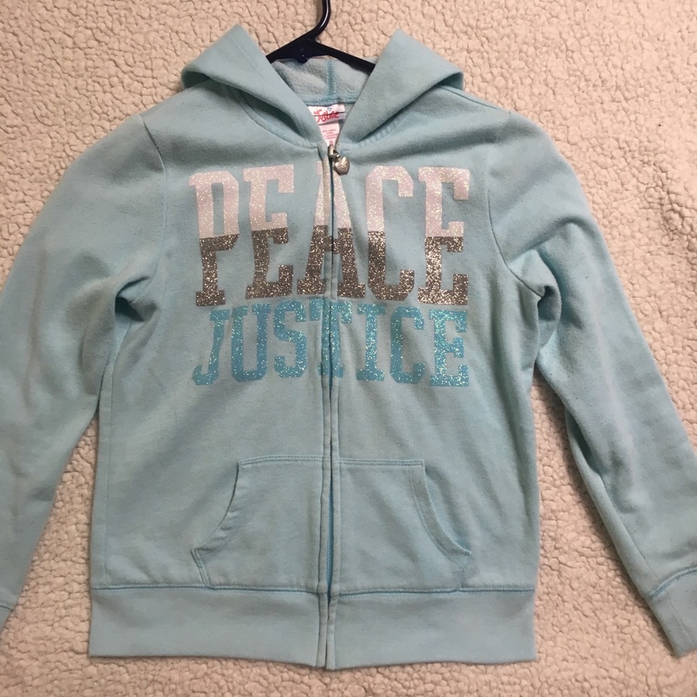 Justice Girls Thin Blue Jacket